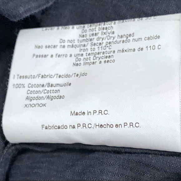 roccobarocco | Black Rhinestone Ruffled Top 6 - Picture 9 of 9